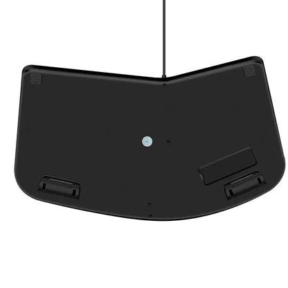 390B gesplitst toetsenbord onderaanzicht symmetrisch design