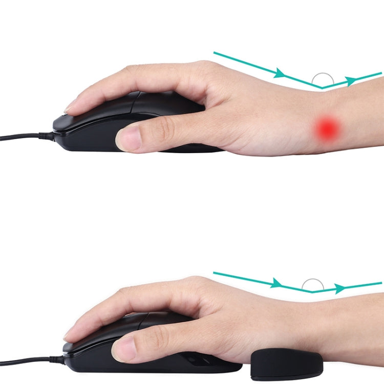 Ergonomische Siliconen Polssteun voor Muis - Linkshandig