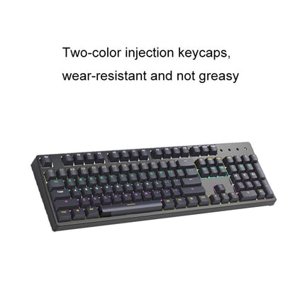 Mechanisch toetsenbord two-color injection keycaps slijtvast detail