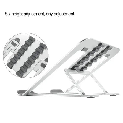 Z18 Opvouwbare Ergonomische Laptopstandaard – 6 Standen Aluminium