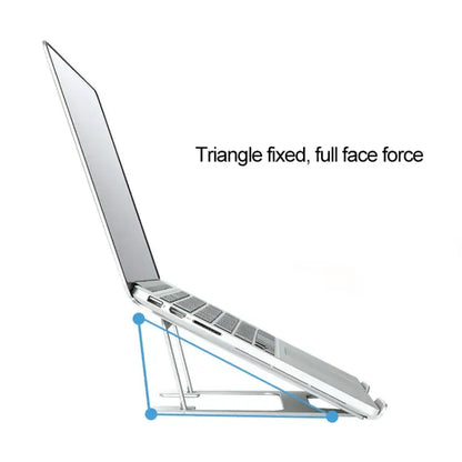 Z18 Opvouwbare Ergonomische Laptopstandaard – 6 Standen Aluminium