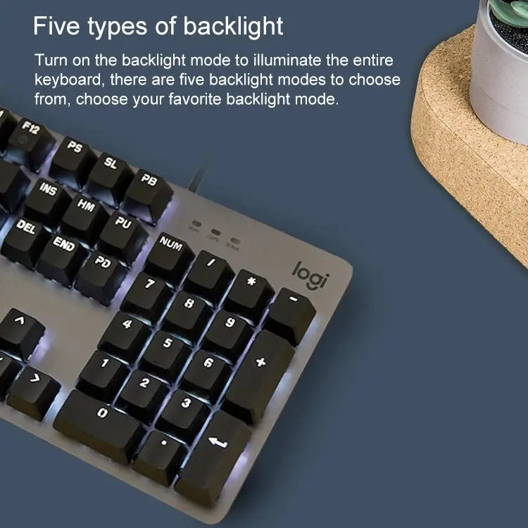Logitech K845 duurzame aluminium behuizing 5 toetsaanslagen