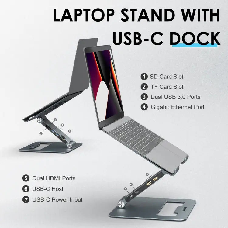 Wavlink UMD07 Ergonomische Aluminium Laptopstandaard